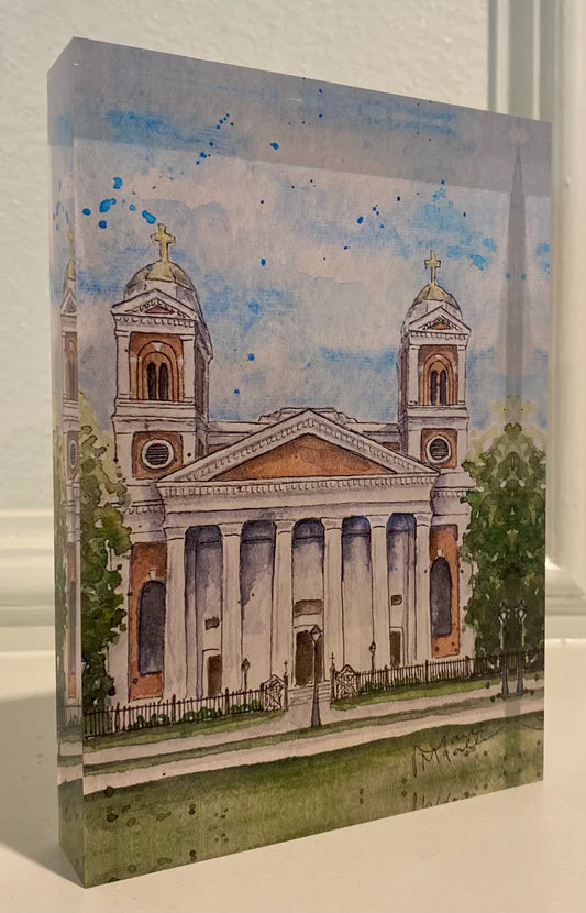 The Cathedral, Mobile- 5x7 Acrylic Block
