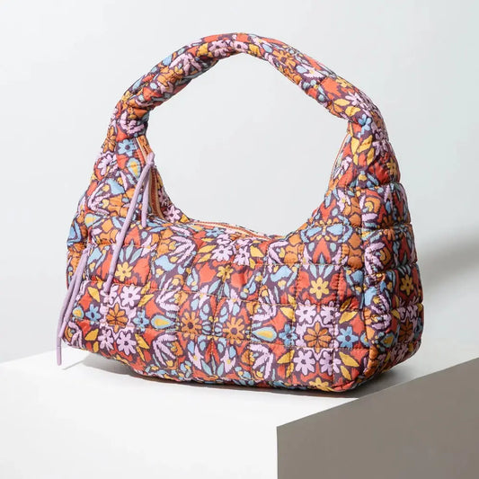 Quilted Zipper Tote