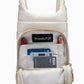 Ivory Glossy HydroBag with Solid Matching Strap