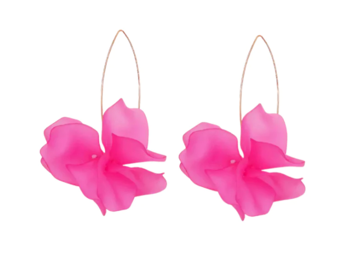 Hot Pink Air Bloom Earrings
