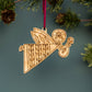 Ukulele Angel Christmas Ornament