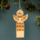 Caroling Angel Christmas Ornament