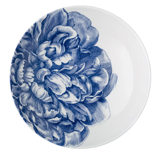 Peony Blue Wide Serving Bowl