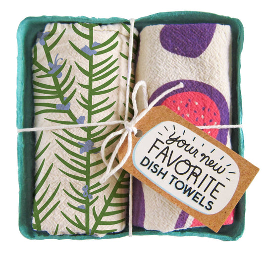 Rosemary + Figs - Dish Towel Set of 2