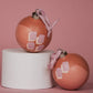 Modern "TINSEL" Hand Painted Ornament