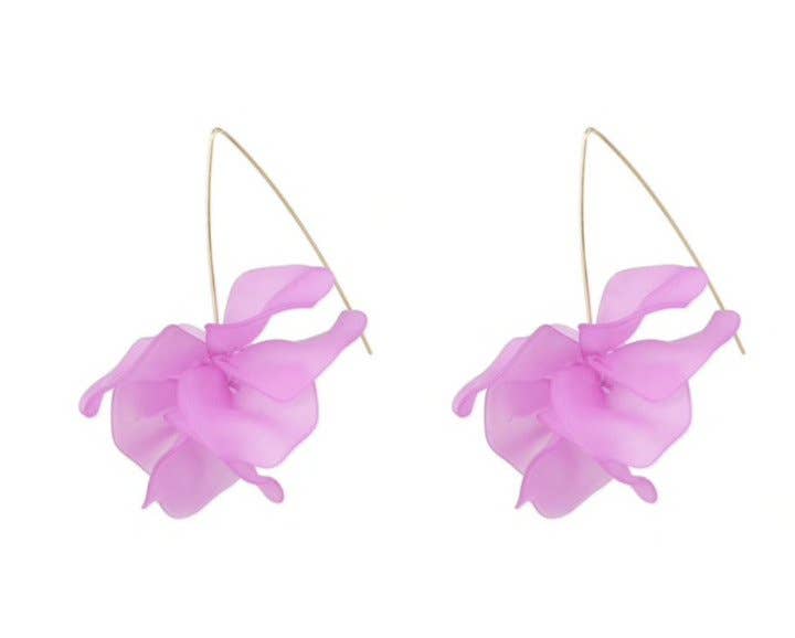 Lavender Air Bloom Earrings