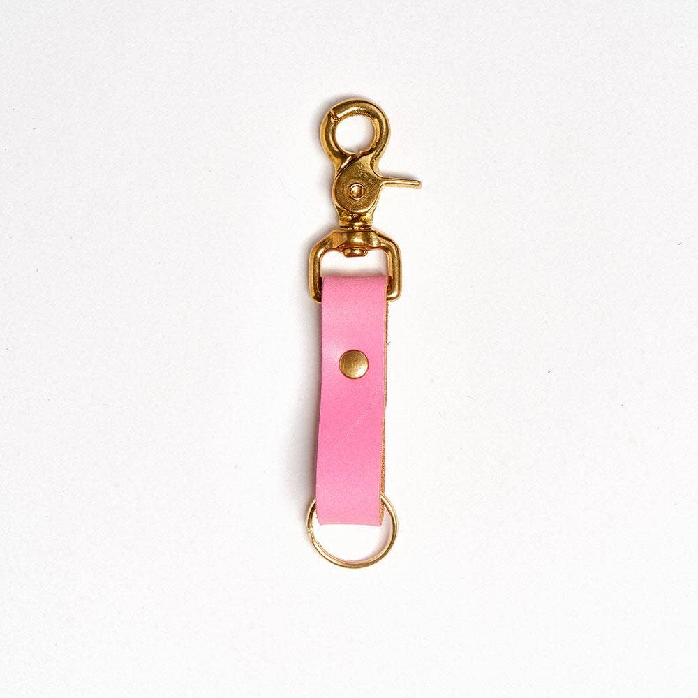Swivel Snap Keychain: Pink