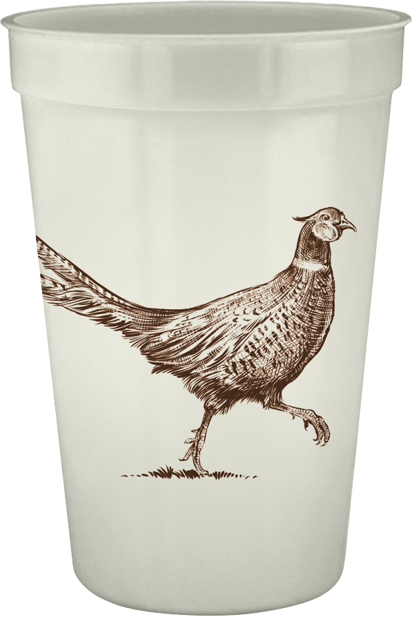 Pheasant Strut 16oz Pearlized Cups
