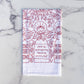 Hark! The Herald Angels Sing Christmas Hymn Tea Towel